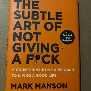 The Subtle Art of Not Giving a F*ck by Mark Manson - Orange Cover